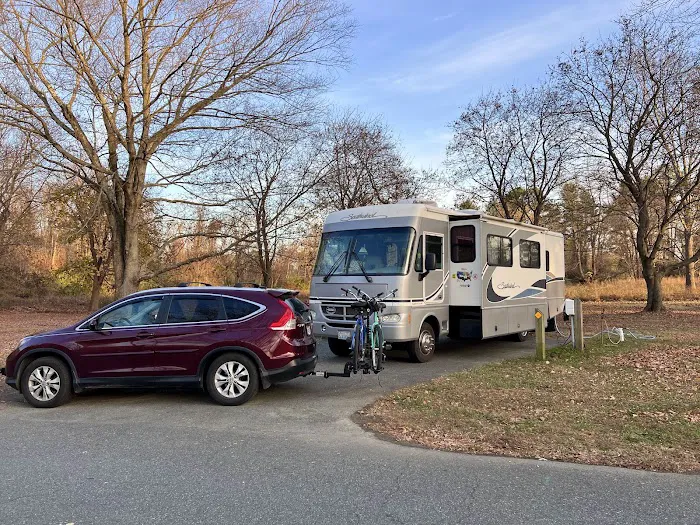 Lums Pond State Park Campground Entrance. Picture 1