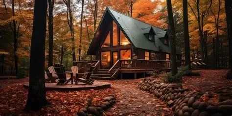 The Best Camping Cabins for Fall Foliage Viewing and Cozy Vibes
