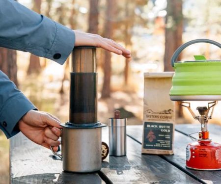 Camping Coffee Makers Compared: Percolator, French Press, AeroPress, and More | Camping Cabins