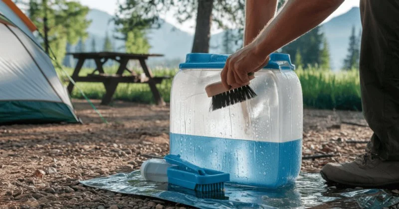 How to Clean a Camping Water Storage Container to Prevent Mold
