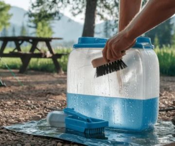 How to Clean a Camping Water Storage Container to Prevent Mold