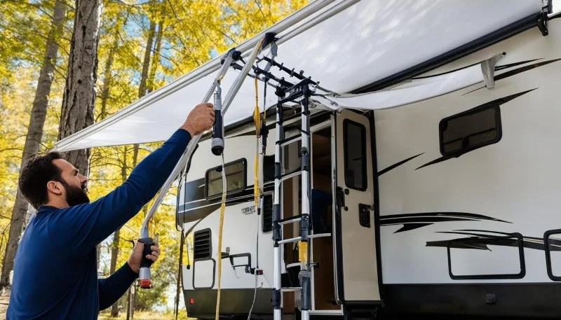 RV Awning Guide: Setup, Take Down, and Storm Safety Tips