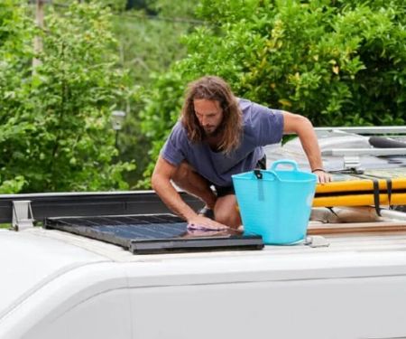How to Camp in an RV with a Solar Shower for Off-Grid Cleaning