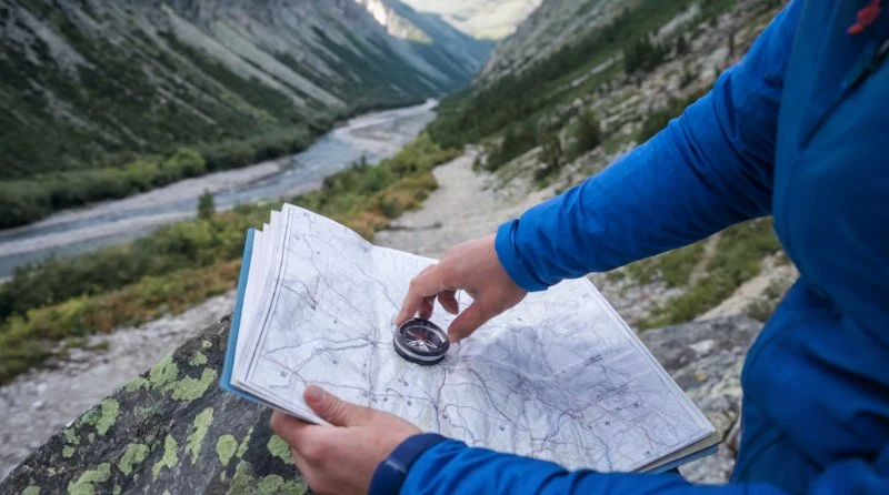 How to Read a Trail Map and Navigate While Camping