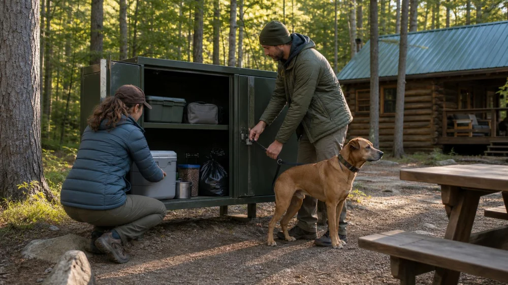 Camping Cabin Food Storage and Wildlife Safety