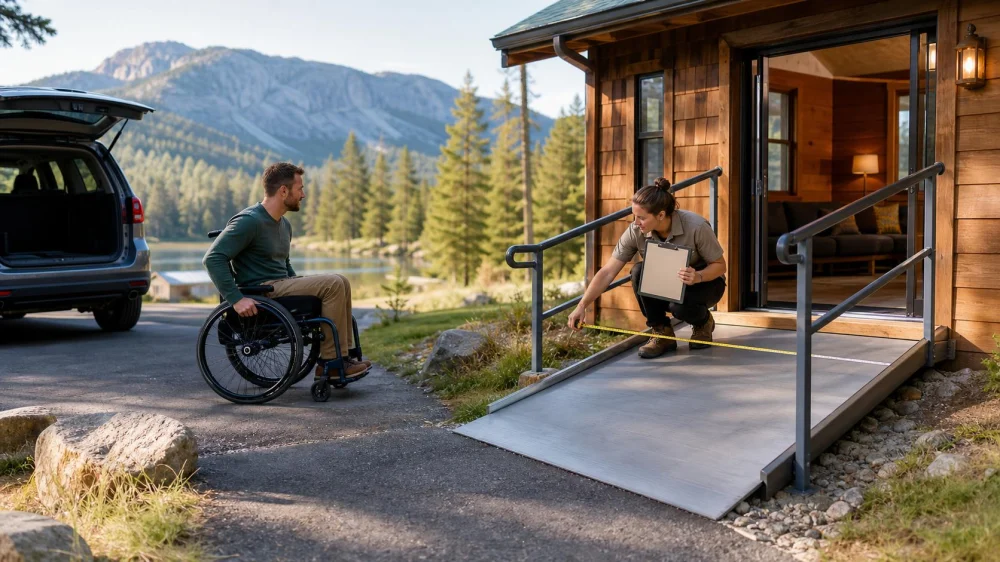 Camping Cabin Accessibility: Verify the Full Route