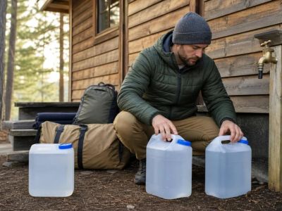 Camping Cabin Water: Verify the Source and Pack Backup