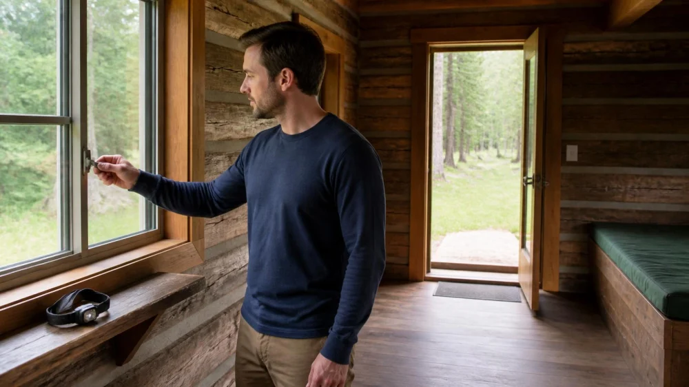 Camping Cabin Doors and Windows: Check Before Bed