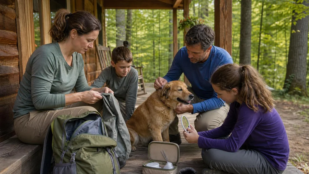 Ticks Around Camping Cabins: Build a Daily Check Routine