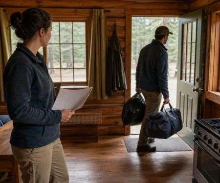 Camping Cabin Checkout: Clean Up and Leave Safely