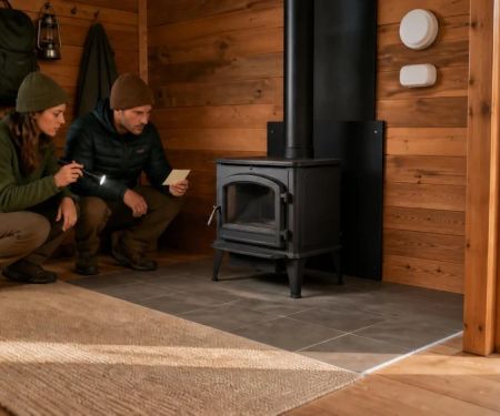 Camping Cabin Wood Stove: Check It Before Lighting