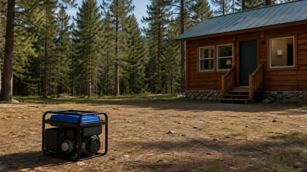 Camping Cabin Generator Safety: Keep Exhaust Far Outside