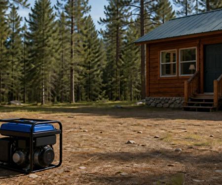 Camping Cabin Generator Safety: Keep Exhaust Far Outside