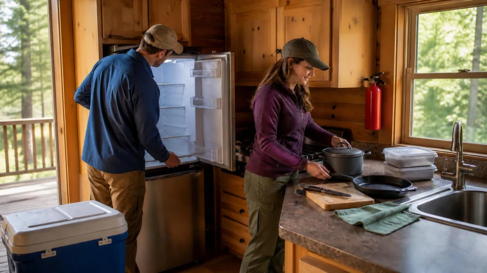 Camping Cabin Kitchen: Confirm Gear, Cooking, and Cleanup