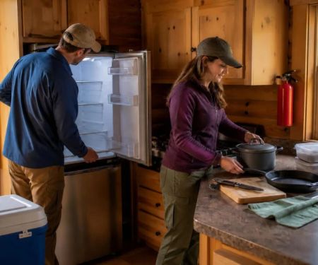 Camping Cabin Kitchen: Confirm Gear, Cooking, and Cleanup