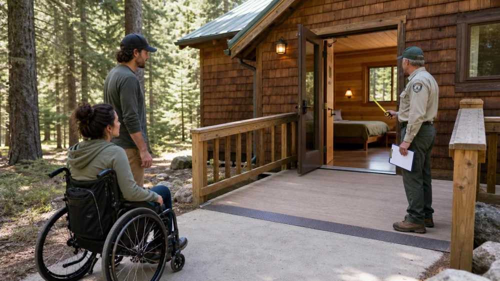 Accessible Camping Cabin: Verify the Full Route Before Booking