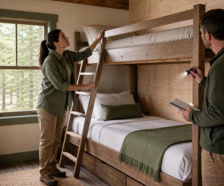 Camping Cabin Bunk Beds: Inspect Before Anyone Climbs