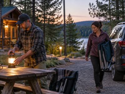 Camping Cabin Campsite Quiet Plan: Hours, Light, and Neighbours