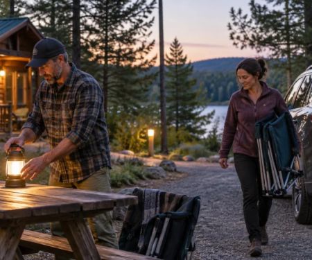 Camping Cabin Campsite Quiet Plan: Hours, Light, and Neighbours