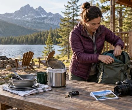 Cabin Checkout Plan: Dishes, Waste, Keys, and Photos