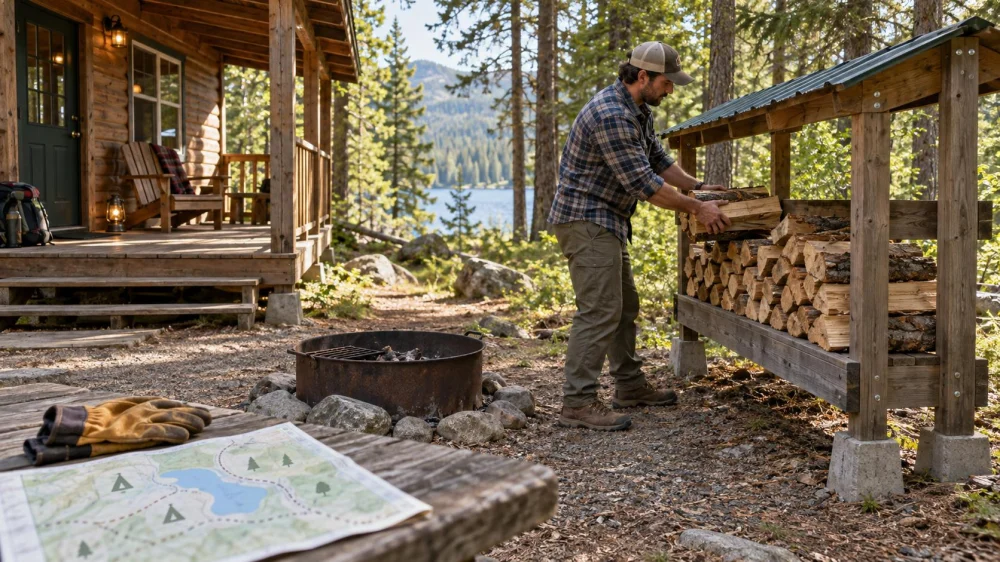 Camping Cabin Firewood: Buy Local, Store, and Follow Rules