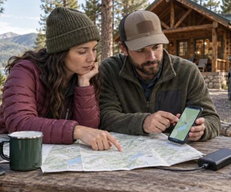 Camping Cabin Offline Maps: Routes, Pins, and Meetups