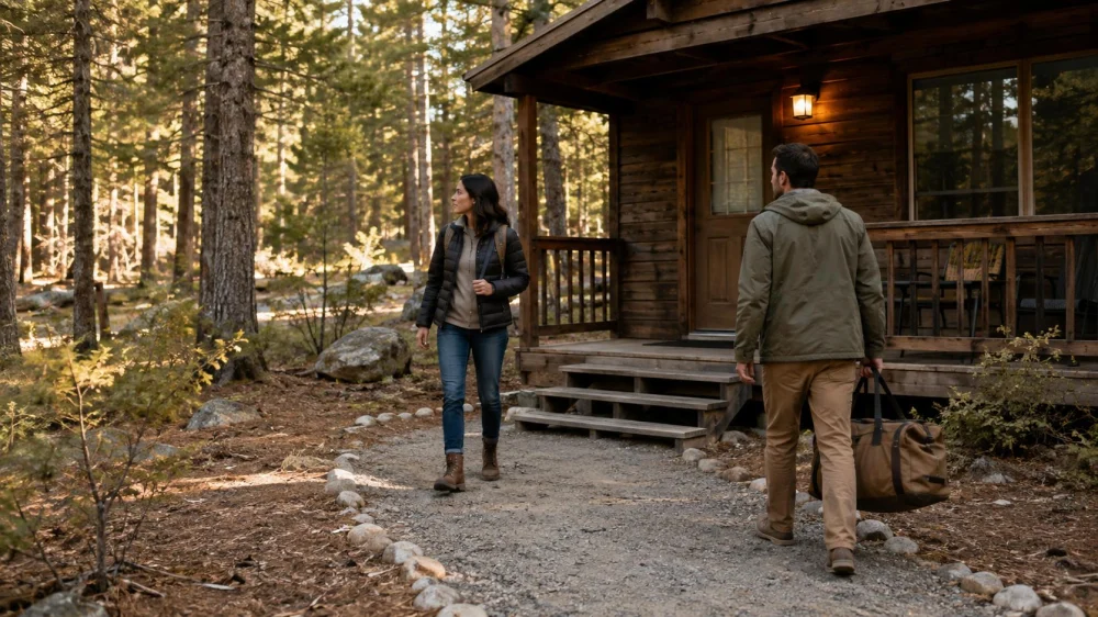 Camping Cabin Arrival Checklist: Light, Access, and Site Hazards