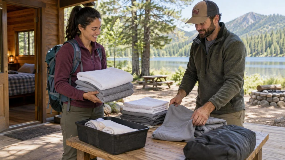 Camping Cabin Linen Handoff: Count, Condition, and Return