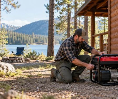 Cabin Generator Safety Check: Distance, Fuel, and Ventilation