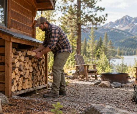 Cabin Firewood Storage: Dryness, Distance, and Pests