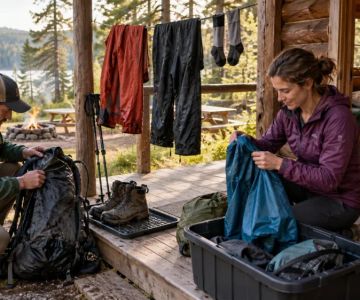 Camping Cabin Wet-Gear Routine: A Camping Cabins Reader Guide