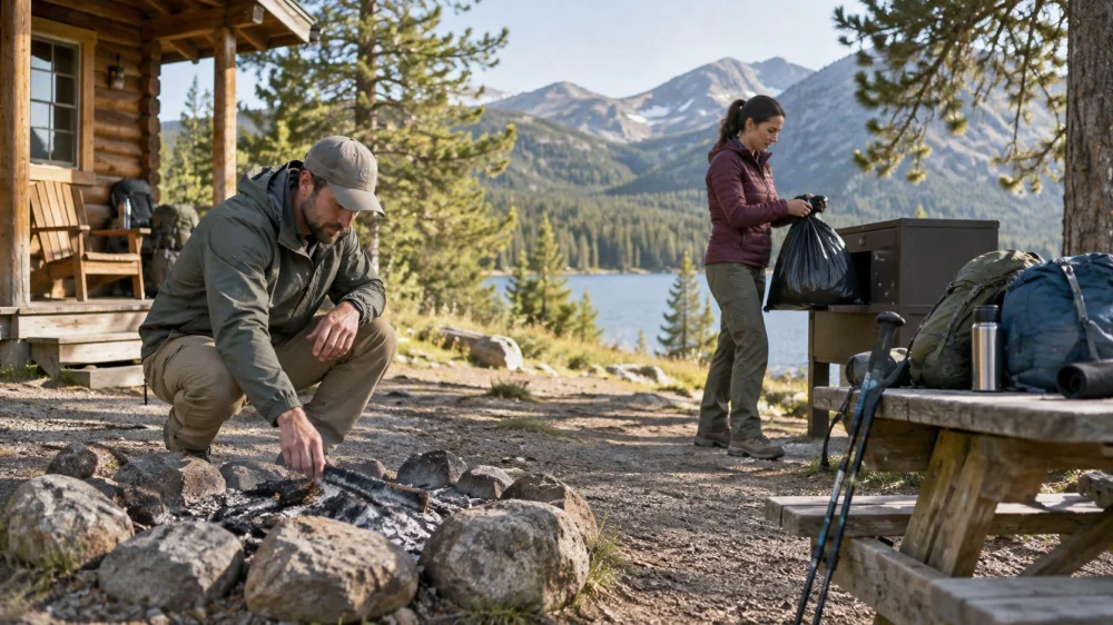 Camping Cabin Departure Check: A Camping Cabins Reader Guide