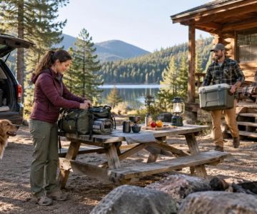 Camping Cabin Daylight Plan: Setup, Route, and Turnaround Time